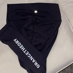 LULULEMON Wunder Train Orangetheory Leggings